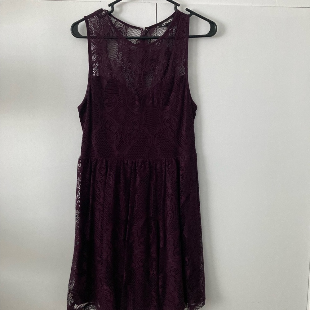 Express plum dress